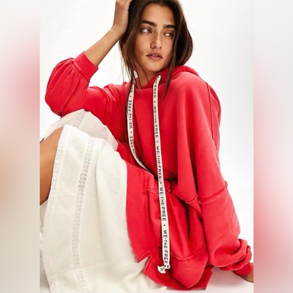 NWT We The Free “We Hoodie” in Red